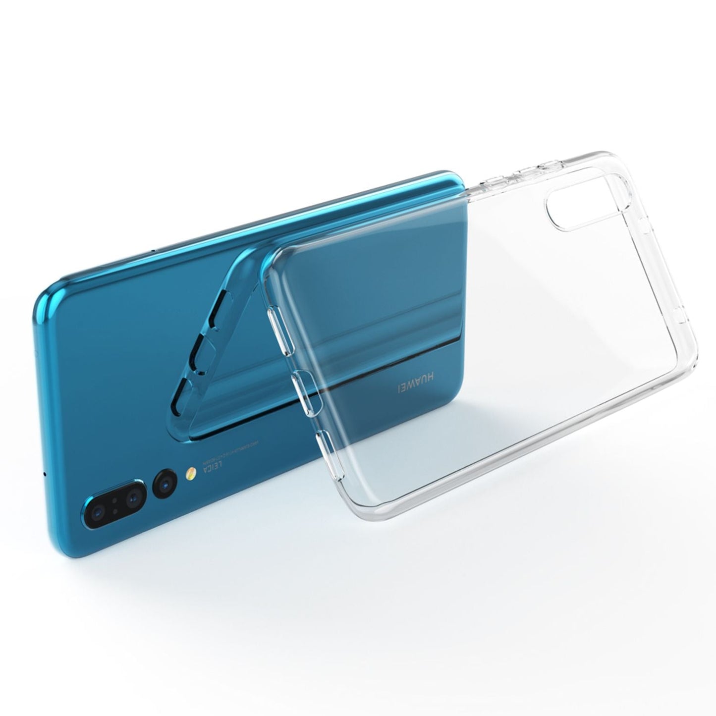 NALIA Transparente Silikonhülle für Huawei P20 Pro – Anti-Gelb & Rutschfest – GLAZE (Handyhülle Kristallklar, Schlank & Stoßfest) – Marke aus Berlin