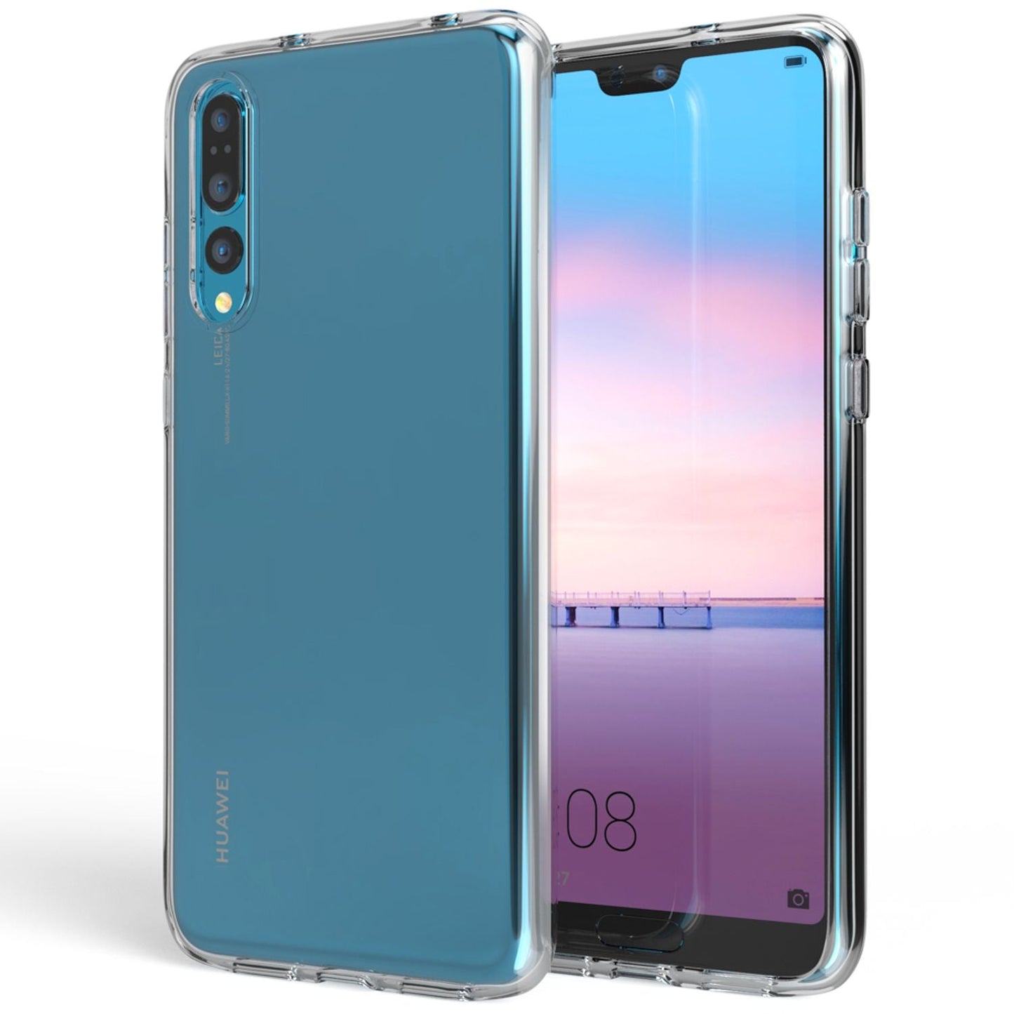 NALIA Transparente Silikonhülle für Huawei P20 Pro – Anti-Gelb & Rutschfest – GLAZE (Handyhülle Kristallklar, Schlank & Stoßfest) – Marke aus Berlin