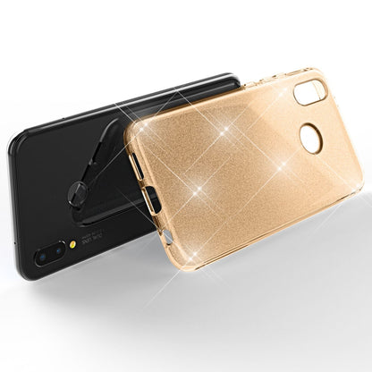 NALIA Glitzerhülle für Huawei P20 Lite – Funkelnder Glitzer-Look & Grip – SHINEPOP (Silikon Case) – Marke aus Berlin