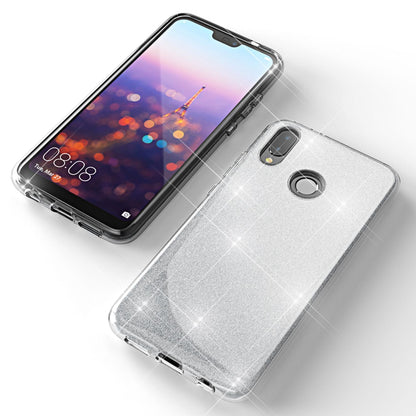 NALIA Glitzerhülle für Huawei P20 Lite – Funkelnder Glitzer-Look & Grip – SHINEPOP (Silikon Case) – Marke aus Berlin