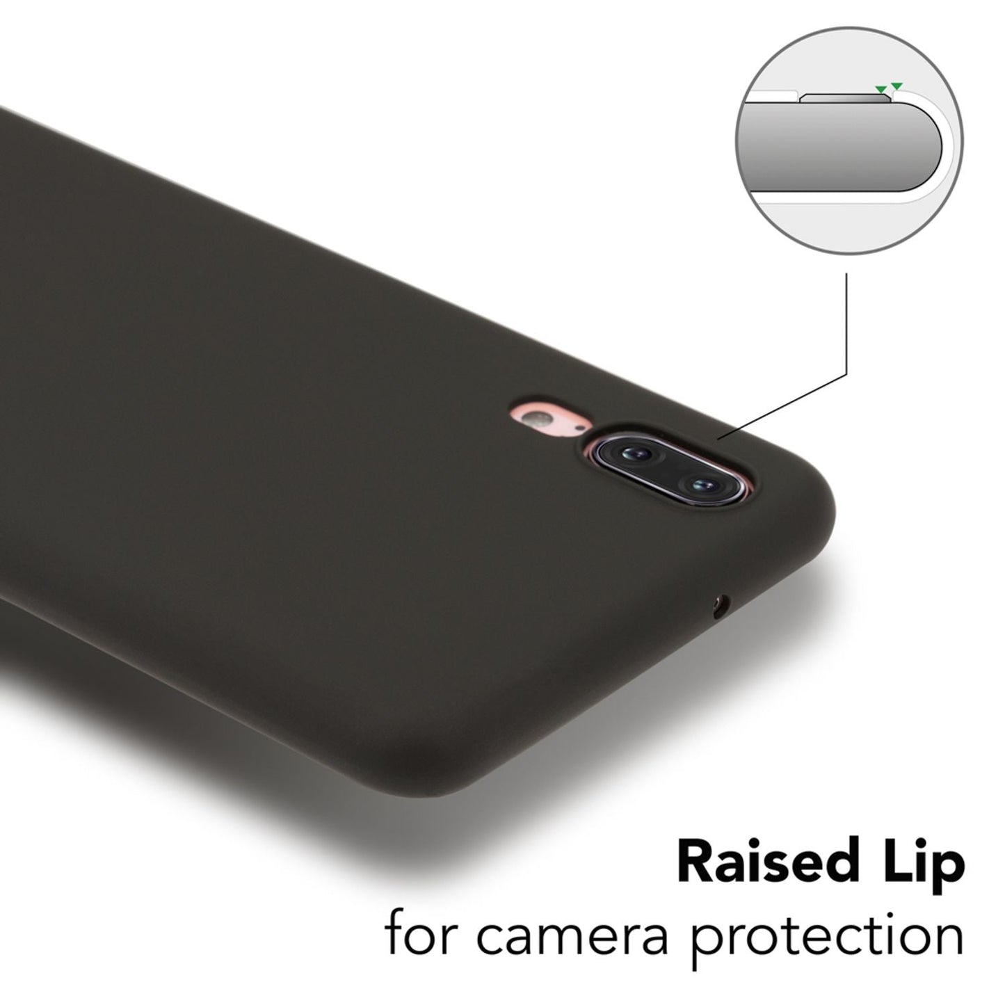 NALIA Ultra Slim Hardcase für Huawei P20 – Anti-Fingerabdruck & 0.5mm Dünn – PUREFIT (Matt & Leicht) – Marke aus Berlin