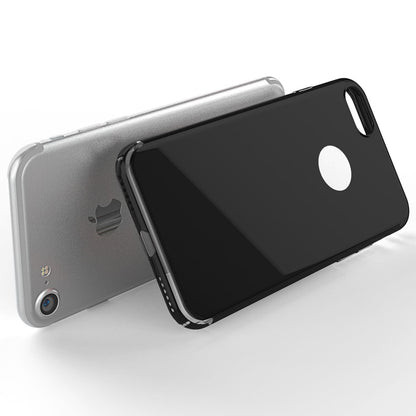 NALIA Spiegel Handyhülle kompatibel mit iPhone 7, Ultra-Slim Cover Mirror Case Hardcase, Dünne Schutzhülle Backcover verspiegelt, Handy-Tasche Bumper Phone Etui