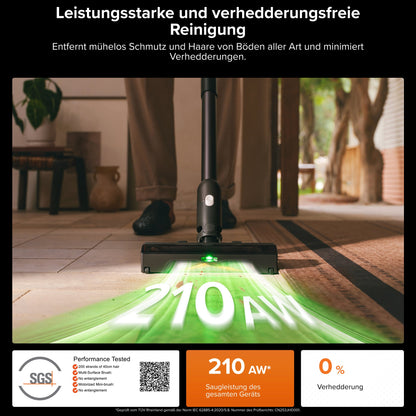 Roborock H60 Hub Ultra Akku-Staubsauger mit Absaugstation