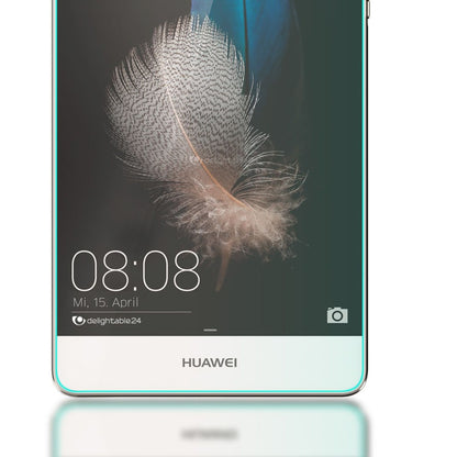 NALIA Schutzglas kompatibel mit Huawei P8 Lite, Full-Cover Displayschutz Handy-Folie, 9H Härte Glas-Schutzfolie Bildschirm-Abdeckung Schutz-Film Phone HD Screen Protector Tempered Glass - Transparent