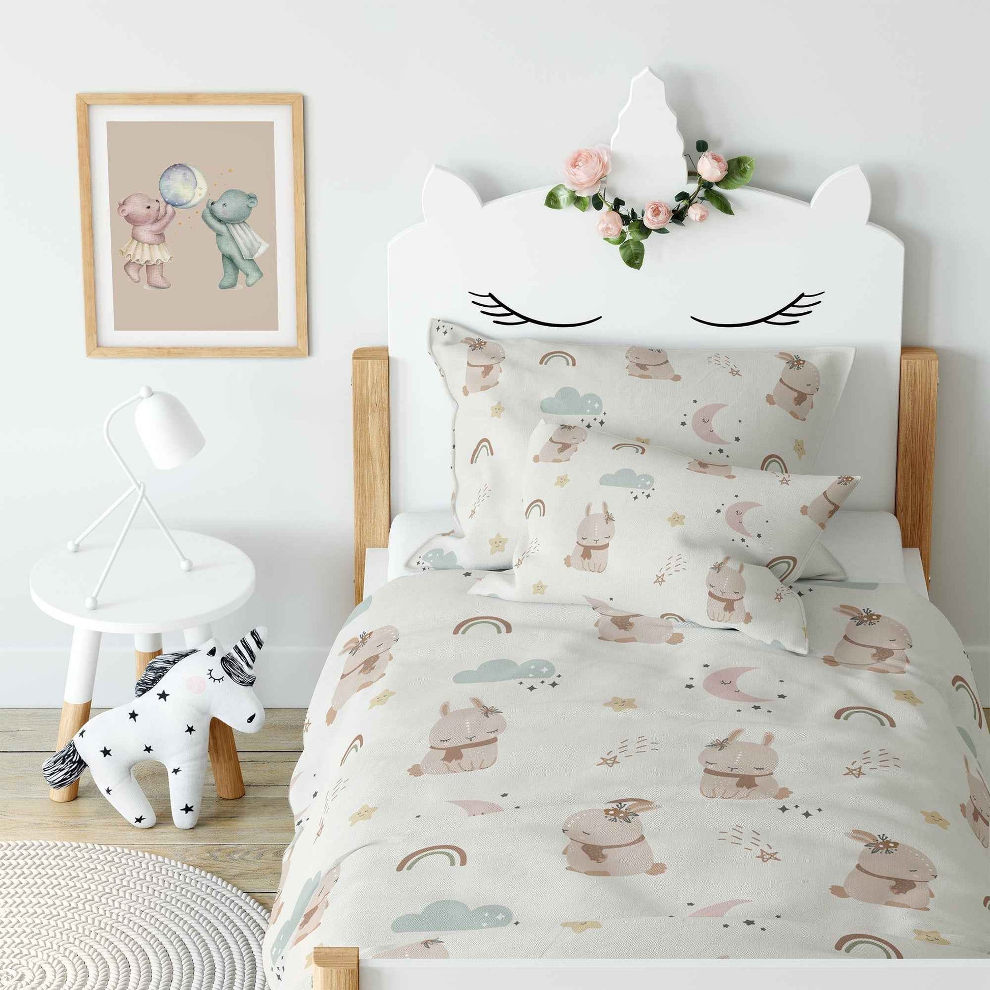 “Nordic Bunny” Premium Kinderbettwäsche