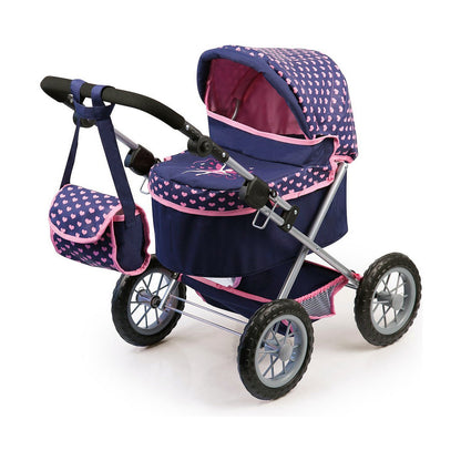 Puppenwägelchen Reig Trendy Royal Special Version Blau Rosa 45 cm - Meloni2