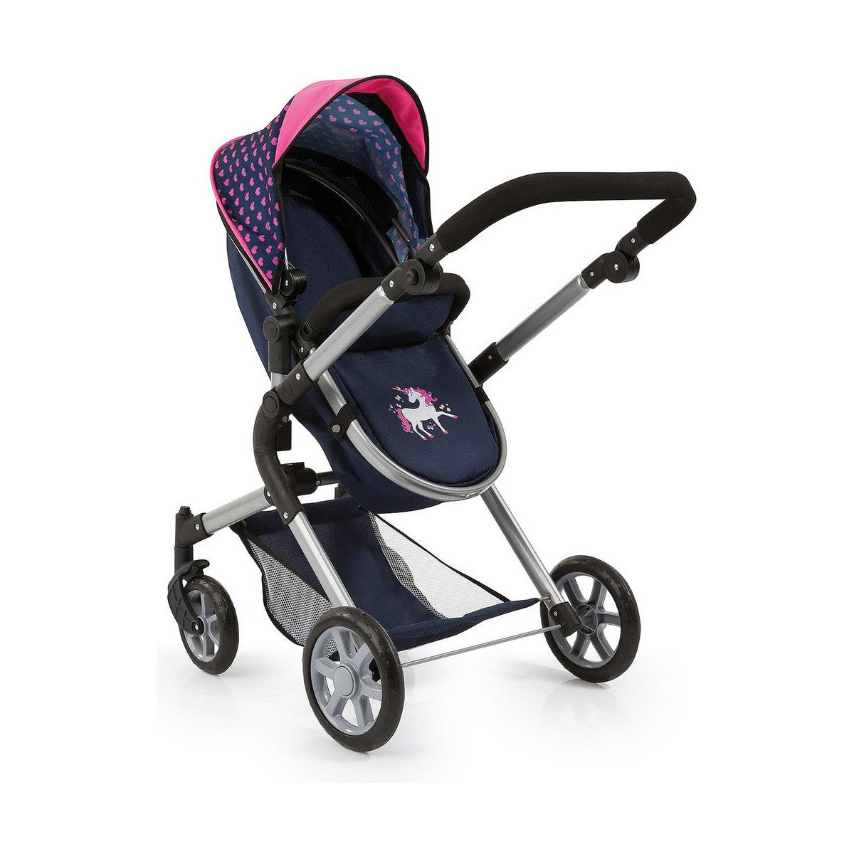 Puppenwägelchen Reig Combi Neo Pro Marineblau 63 cm - Meloni2