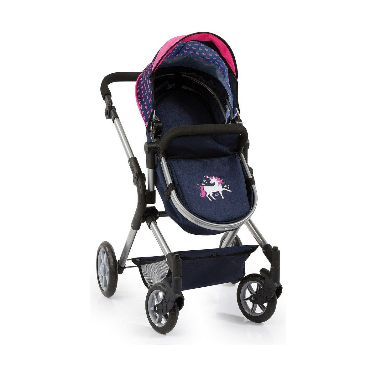 Puppenwägelchen Reig Combi Neo Pro Marineblau 63 cm - Meloni2