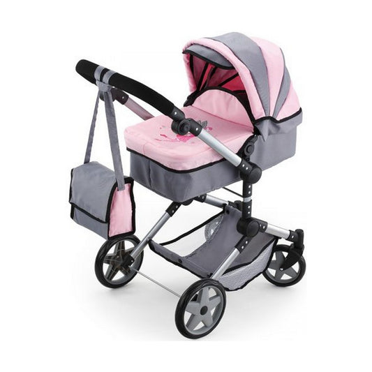 Puppenwägelchen Reig Pram Neo Pro Grau 57 cm - Meloni2