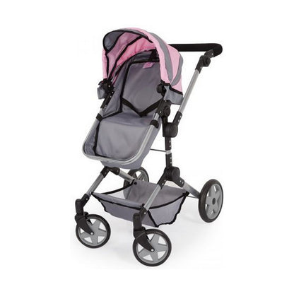 Puppenwägelchen Reig Pram Neo Pro Grau 57 cm - Meloni2