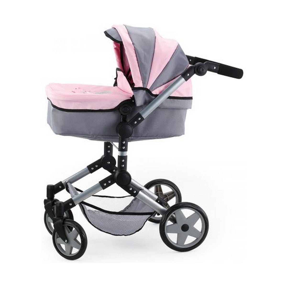 Puppenwägelchen Reig Pram Neo Pro Grau 57 cm - Meloni2