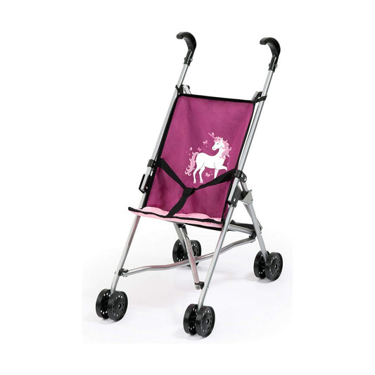 Puppenwägelchen Reig Lila Regenschirm Einhorn - Meloni2