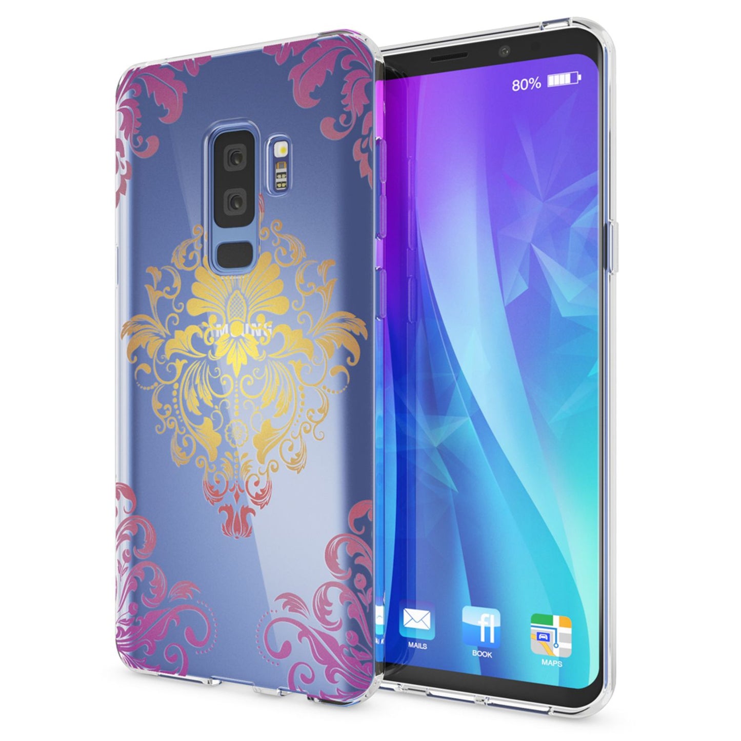 NALIA Handyhülle kompatibel mit Samsung Galaxy S9 Plus, Slim Silikon Motiv Case Schutzhülle Dünn Durchsichtig, Etui Handy-Tasche Back-Cover Transparent Bumper