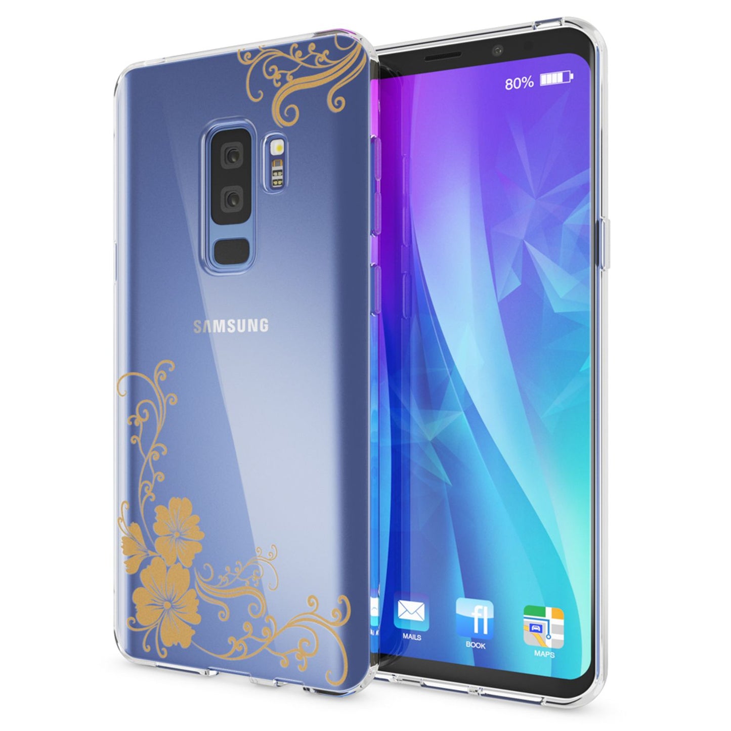 NALIA Handyhülle kompatibel mit Samsung Galaxy S9 Plus, Slim Silikon Motiv Case Schutzhülle Dünn Durchsichtig, Etui Handy-Tasche Back-Cover Transparent Bumper