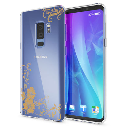 NALIA Handyhülle kompatibel mit Samsung Galaxy S9 Plus, Slim Silikon Motiv Case Schutzhülle Dünn Durchsichtig, Etui Handy-Tasche Back-Cover Transparent Bumper