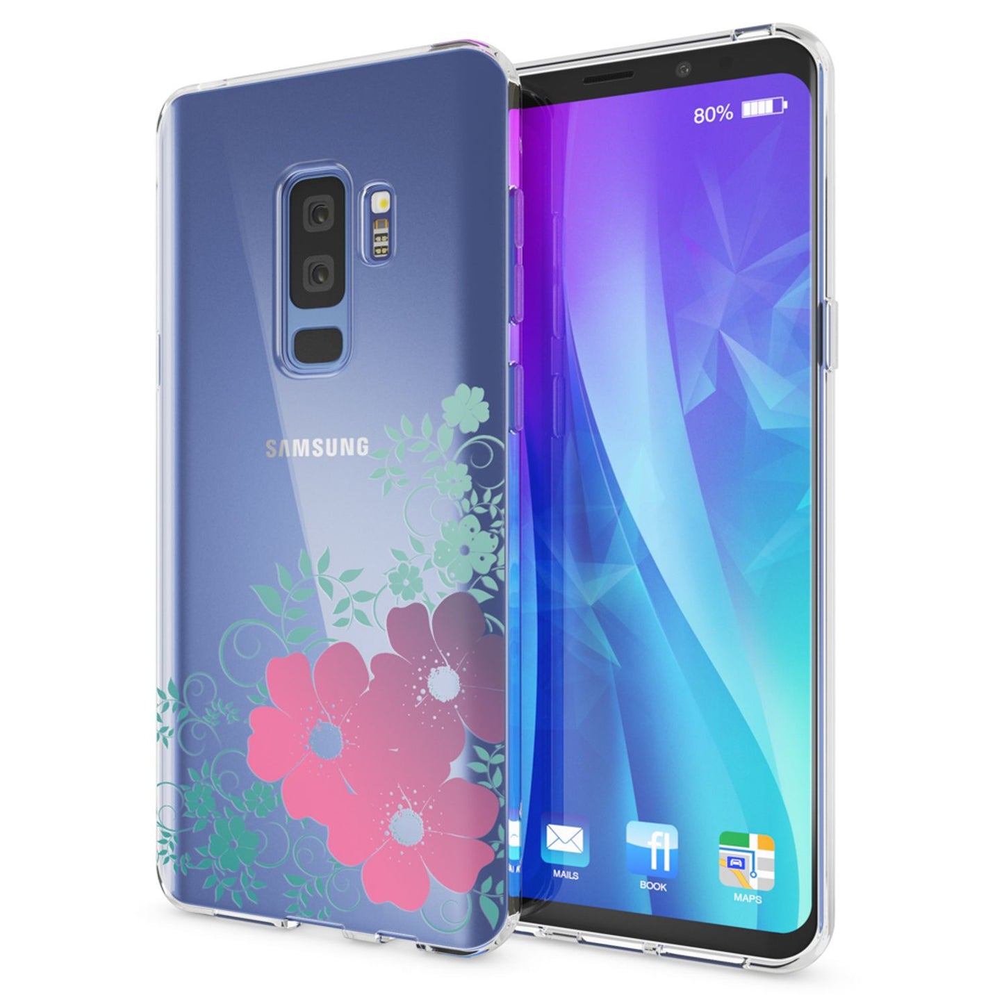 NALIA Handyhülle kompatibel mit Samsung Galaxy S9 Plus, Slim Silikon Motiv Case Schutzhülle Dünn Durchsichtig, Etui Handy-Tasche Back-Cover Transparent Bumper
