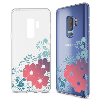 NALIA Handyhülle kompatibel mit Samsung Galaxy S9 Plus, Slim Silikon Motiv Case Schutzhülle Dünn Durchsichtig, Etui Handy-Tasche Back-Cover Transparent Bumper
