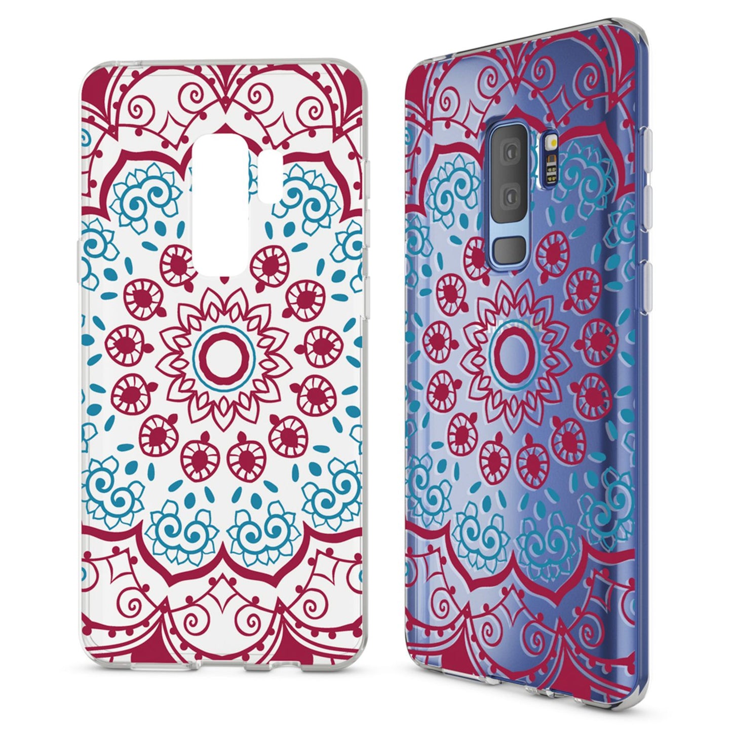 NALIA Handyhülle kompatibel mit Samsung Galaxy S9 Plus, Slim Silikon Motiv Case Schutzhülle Dünn Durchsichtig, Etui Handy-Tasche Back-Cover Transparent Bumper