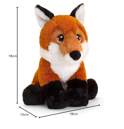 Deluxe Paws Plüsch, kuschelig, weich, Öko-Spielzeug, 100% recycelt (Kuh)