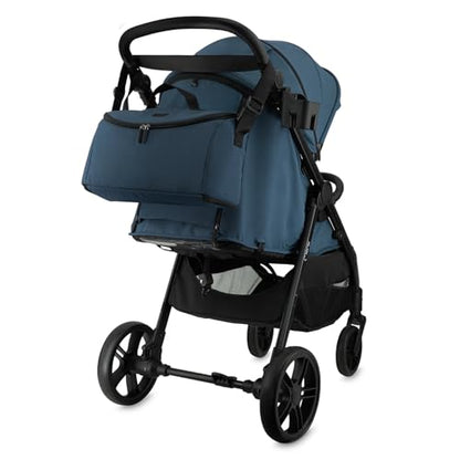 MoMi Kinderbuggy CLARA, Kinderwagen ab dem 6. Lebensmonat, bis 22 kg Körpergewicht, 5-Punkt-Sicherheitsgurt, Fußsack, Getränkehalter, Einkaufskorb, Wickeltasche, Insekten- und Regenschutz