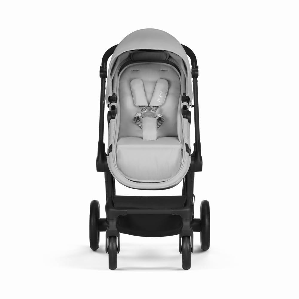 CYBEX Gold Kinderwagen EOS 2-in-1, Reisesystem, Ab Geburt bis 22 kg (ca. 4 Jahre), Lava Grey