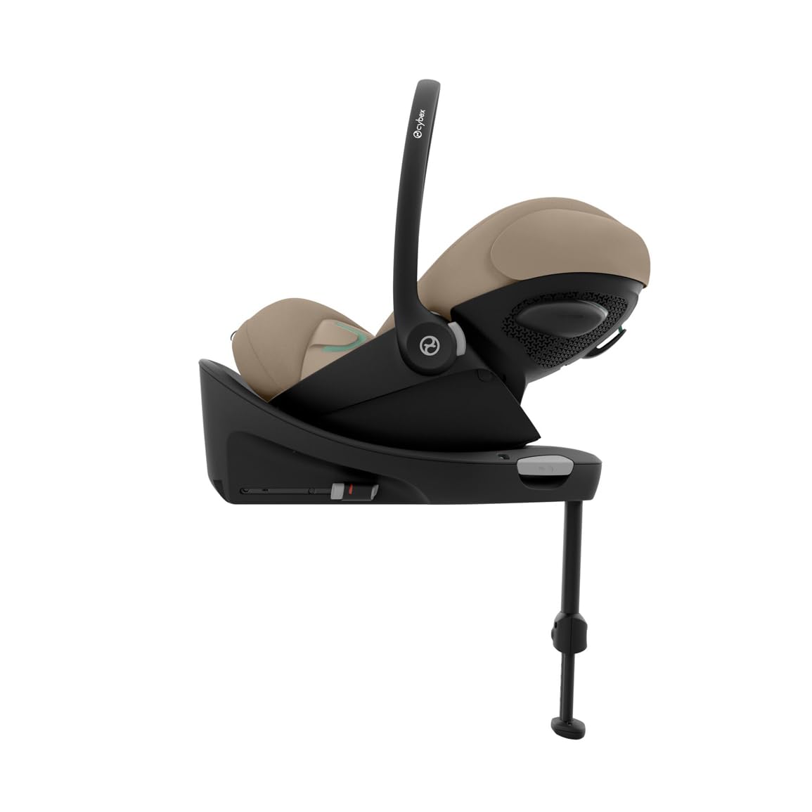 CYBEX Gold Babyschale Cloud G i-Size Comfort, Inkl. Neugeboreneneinlage, Ab Geburt bis ca. 24 Monate, Für Kinder ab 40 cm bis 87 cm, Max. 13 kg, Moon Black - Meloni2