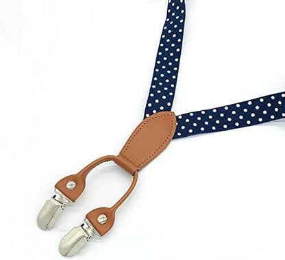 Pack of 2 Children's Braces 4 Clips Y-Shape – 2.5 cm Wide