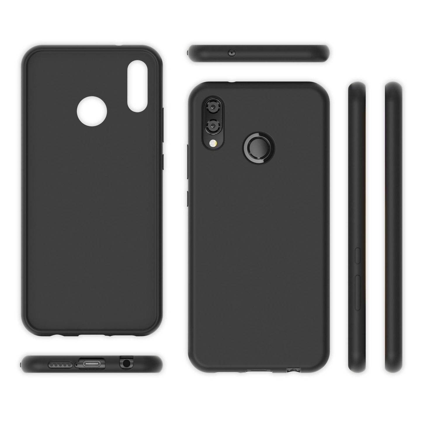 NALIA Neon Silikonhülle für Huawei P20 Lite – Soft-Touch & Signal-Neon – NEONSHOCK (Matte Schutzhülle) – Marke aus Berlin