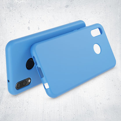 NALIA Neon Silikonhülle für Huawei P20 Lite – Soft-Touch & Signal-Neon – NEONSHOCK (Matte Schutzhülle) – Marke aus Berlin