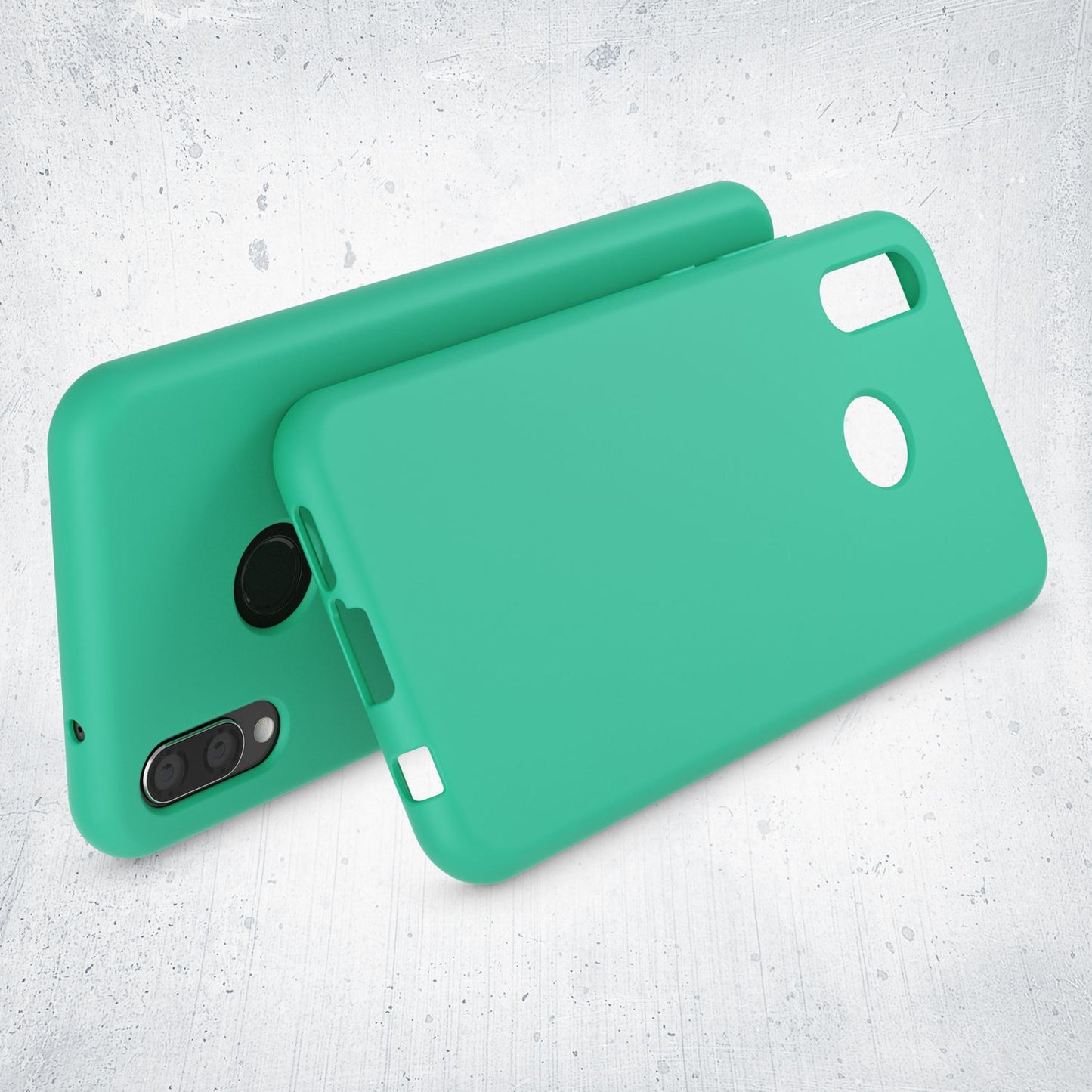 NALIA Neon Silikonhülle für Huawei P20 Lite – Soft-Touch & Signal-Neon – NEONSHOCK (Matte Schutzhülle) – Marke aus Berlin