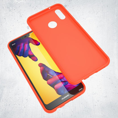 NALIA Neon Silikonhülle für Huawei P20 Lite – Soft-Touch & Signal-Neon – NEONSHOCK (Matte Schutzhülle) – Marke aus Berlin