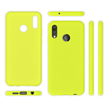 NALIA Neon Silikonhülle für Huawei P20 Lite – Soft-Touch & Signal-Neon – NEONSHOCK (Matte Schutzhülle) – Marke aus Berlin