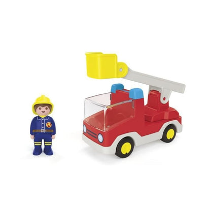 PLAYMOBIL Junior Heroes of Everyday Life Sustainable Toy for Children from 1 Year Including Doctor, Firefighter and Policeman, 71692
