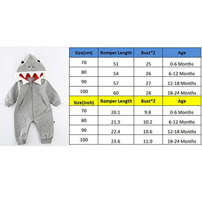 Baby Strampler Neugeborenen Herbst Winter Overall Kleinkind Tier Kostüm Overall mit Kapuze Langarm Bodysuit für Baby Mädchen Jungen Kuscheln