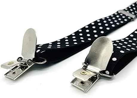 Pack of 2 Children's Braces 4 Clips Y-Shape – 2.5 cm Wide