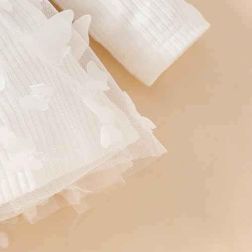 Baby Girl Dress Long Sleeve Newborn Baby Clothing Ruffle Tulle Dress Princess Tutu Skirt for 6 Months - 3 Years