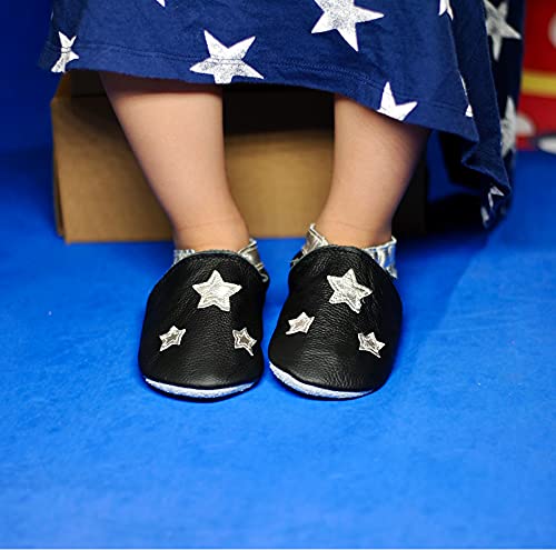Mejale Leather Baby Shoes First Walking Shoes Crawling Shoes Toddler Children's Shoes Slippers