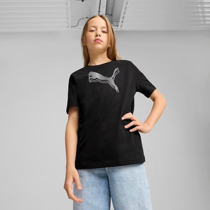 PUMA Mädchen ESS Metallic Tee G T-Shirts