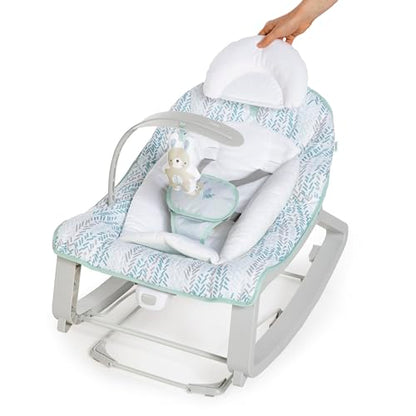 Ingenuity, Keep Cozy 3 in 1 Grow with me Wippe Weaver mit Vibrationen, 2 Liegepositionen und 3 Wippfunktionen, mehrfarbig