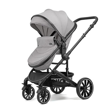 Pixini Neyla Combi Pushchair with Accessories (3-in-1 Set with Baby Seat Black/Black)