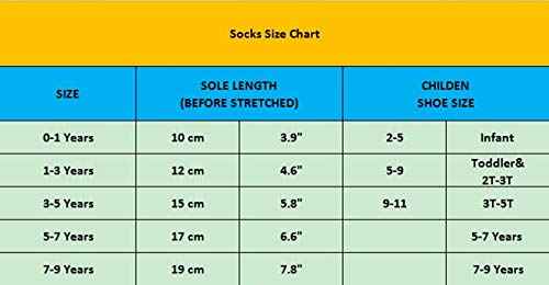 6 Pairs Toddler Boys ABS Non-Slip Socks Knee High Cotton Grip Socks Baby Boys Non-Slip Socks