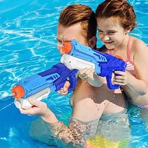 Water Gun Toy, Kiztoys Squirt Guns for Kids Adults Large Water Squirt Guns 8 - 10 Meters Long Range for Party Blaster Beach Summer Pool Water Balloons Water Toys
