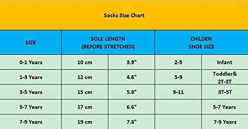 6 Pairs Toddler Girls ABS Non-Slip Socks Knee High Cotton Grip Socks Baby Girl Non-Slip Socks