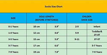 6 Pairs Toddler Girls ABS Non-Slip Socks Knee High Cotton Grip Socks Baby Girl Non-Slip Socks