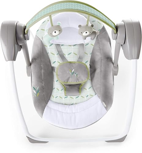 Ingenuity, tragbare Babyschaukel, Cuddle lamp - mit Melodien, Zeit- und Schaukeleinstellung