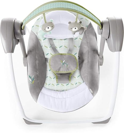 Ingenuity, tragbare Babyschaukel, Cuddle lamp - mit Melodien, Zeit- und Schaukeleinstellung