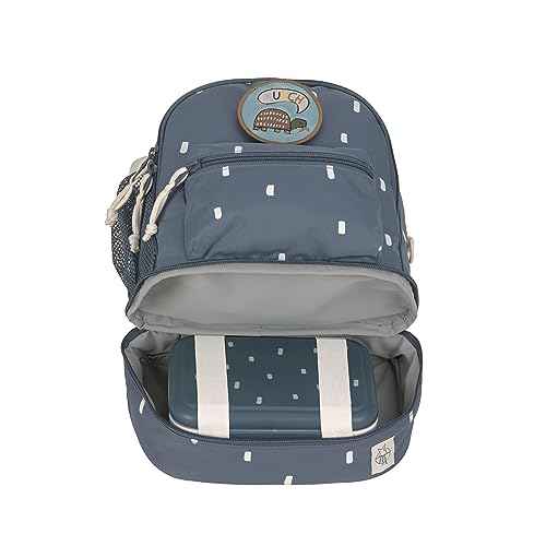 LÄSSIG Children's Backpack Nursery Bag with Chest Strap 6.5 L from 3 Years, Adventure Tractor, Kids Backpack
