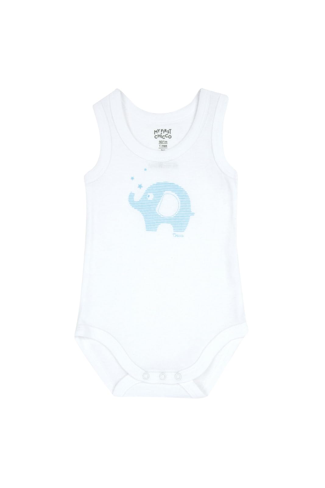 Chicco Unisex Baby Set Ärmellos Bodys aus Baumwolle Body (4er Pack)