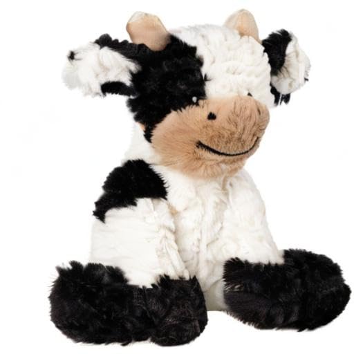 Hopearl Niedliches Plüschkuh-Spielzeug, Schlenker, Milchrinder, weiches Stofftier, niedliches Geburtstag, für Jungen, Mädchen, Kinder, Kleinkinder, 22,9 cm