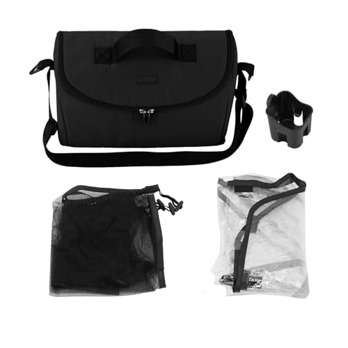 MoMi Kinderbuggy CLARA, Kinderwagen ab dem 6. Lebensmonat, bis 22 kg Körpergewicht, 5-Punkt-Sicherheitsgurt, Fußsack, Getränkehalter, Einkaufskorb, Wickeltasche, Insekten- und Regenschutz